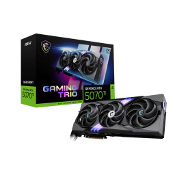 Видеокарта MSI GeForce RTX 5070 TI 16G GAMING TRIO OC, 16GB GDDR7, 256bit, PCIe 5.0, 3x DP 2.1b, HDMI 2.1b