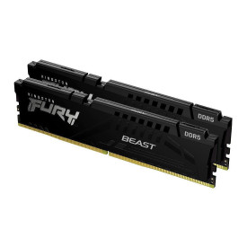 RAM памет Kingston FURY Beast, 64GB, 2x32GB, DDR5, 5600MT/s, CL40, DIMM, XMP 3.0, Intel/AMD Ready, Kit of 2