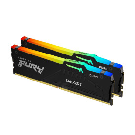 RAM памет KINGSTON Fury Best RGB, 32GB (2x16GB), 5600MHz, DDR5, CL40, DIMM, Kit of 2