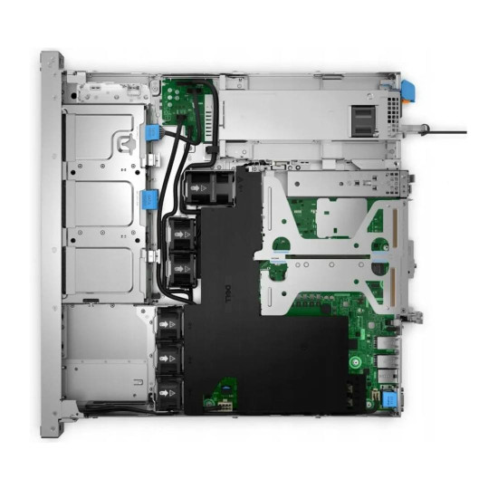 Сървър Dell PowerEdge R260, 3.5 инча, Intel Xeon Performance 6315P 2.8 GHz, без RAM, без HDD