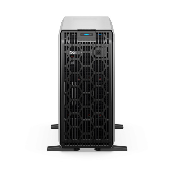 Сървър Dell PowerEdge T360, Intel Xeon 6353P, 2.7GHz–5.4GHz, 24MB кеш, 8 ядра, 16GB DDR5 4800MHz UDIMM, 480GB SSD SATA, PERC H755, Broadcom 1Gb LOM, iDRAC9 Basic, Dual 700W PSU, Tower