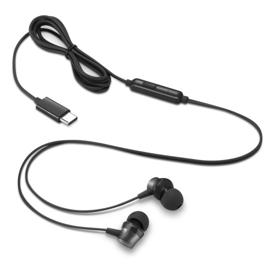Слушалки LENOVO USB-C, Wired, In-Ear, с вграден контрол, 4XD1J77351