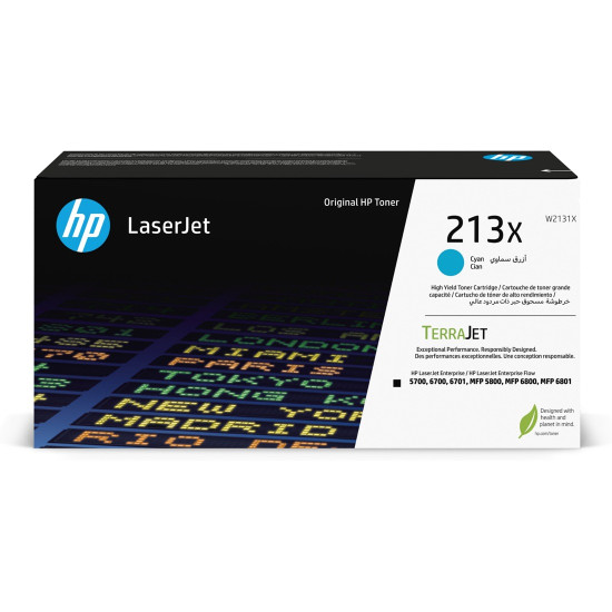 Тонер касета HP 213X, W2131X, Cyan