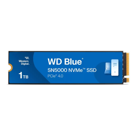 Вътрешен SSD диск Western Digital Blue SN5000, 1TB, M.2 2280, PCIe 4.0