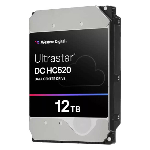 Вътрешен твърд диск WESTERN DIGITAL Ultrastar DC HC520, 12ТB, 3.5 инча, 256MB, 7200rpm