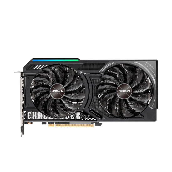Видеокарта ASRock Radeon RX 9060 XT Challenger OC, 8GB GDDR6, 3290MHz Boost, PCIe 5.0, HDMI 2.1b, DisplayPort 2.1a, Dual Fan, Metal Backplate, Black