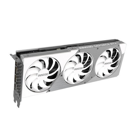 Видеокарта INNO3D NVIDIA RTX 5070 Ti X3 OC White, 16GB GDDR7, 256 bit, 2482MHz / 28 Gbps, 3x DP, 1x HDMI