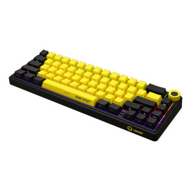 Безжична клавиатура LORGAR KBP70MW, Black/yellow