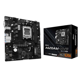 Дънна платка ASRock A620AM-HVS A620A , mATX, AM5, DDR5