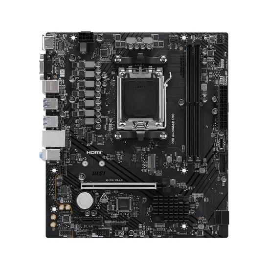 Дънна платка MSI PRO A620AM-B EV, AM5, AMD A620A, mATX
