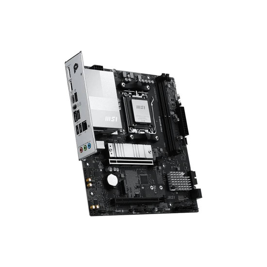 Дънна платка MSI PRO B850M-G, mATX, AM5, 2 x DDR5, 2 x PCIe x16, 2 x M.2, HDMI, DisplayPort, Realtek 8126VB 5G LAN