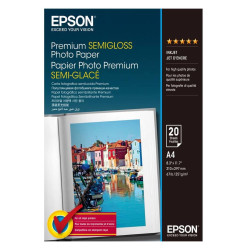 Фотохартия Epson Premium, C13S041332, 251g/m2, A4, 20 листа, 1 пакет