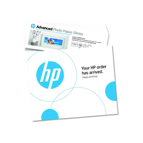 Фотохартия HP 49V51A, Advanced Gloss, 4x12 инча (10 x 30.5 см), 10 листа