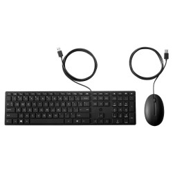 Комплект клавиатура и мишка HP Wired 320MK, Black