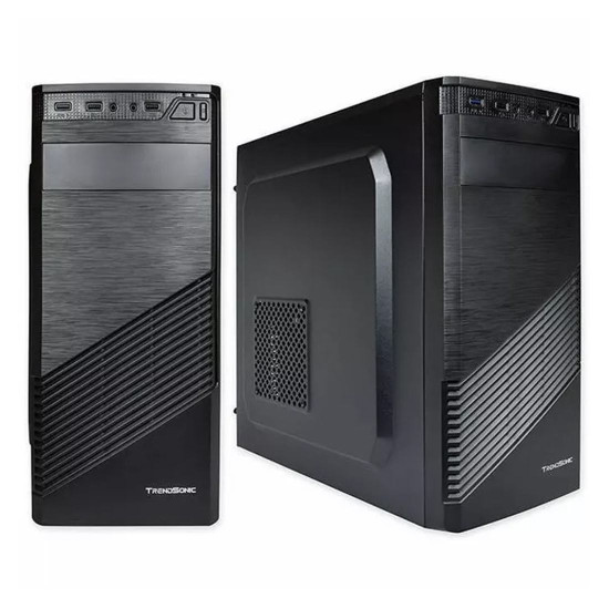 Кутия за компютър FC-F61A-USB-C, ATX, 7 слота, 1 x 5.25 инча, 2 x 3.5 инча H.D., 2 x 2.5 инча, 2 x USB 3.0, 1 x Type-C, 1 x AUDIO, PSU 550W, 12 см, 20+4 pin