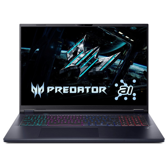 Лаптоп Acer Predator Helios Neo 18 AI, PHN18-72-79YB, Intel Core Ultra 7 255HX, 18 инча, 2560x1600, 32GB RAM, 1TB SSD, RTX5070 8GB