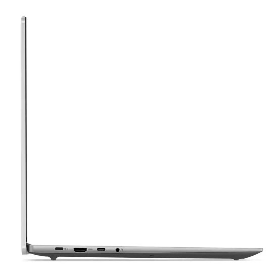 Лаптоп LENOVO IdeaPad Slim 5, AMD Ryzen 7 8845HS, 16 инча, WUXGA AG, 32GB DDR5x, 512GB SSD, Сив