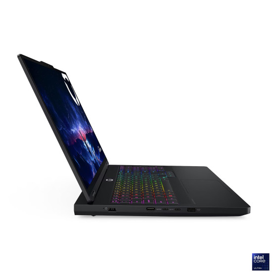 Лаптоп LENOVO Legion Pro 5, Intel Core Ultra 9 275HX, 16 инча WQXGA OLED, 240Hz, 32GB DDR5, 1TB SSD, RTX 5070TI 12GB, Windows 11 Home, Eclipse Black