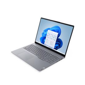 Лаптоп Lenovo ThinkBook 16 Gen 8 IRL, 16 инча, Intel Core 3 100U, 8GB RAM, 512GB SSD, IPS, WUXGA, Windows 11 Pro, Arctic Grey