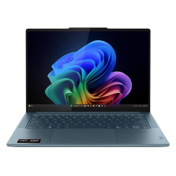 Лаптоп LENOVO Yoga Pro 7, AMD Ryzen AI 7 350, 14.5 инча, 2.9 K OLED, 500 NITS, 90 Hz, 32 GB DDR5x, 1 TB SSD, Windows 11 Home, Tidal Teal