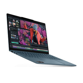 Лаптоп LENOVO Yoga Slim 7, AMD Ryzen AI 5 330, 14 инча, WUXGA OLED, 16 GB DDR5, 512 GB PCIe SSD, Tidal Teal