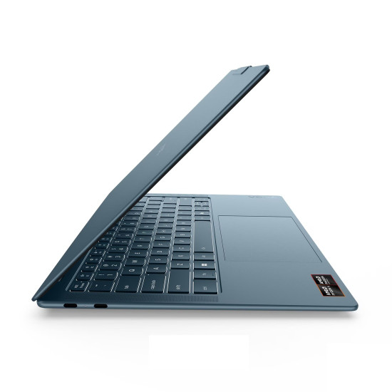 Лаптоп LENOVO Yoga Slim 7, AMD Ryzen AI 7 445, 14 инча 2.8K OLED, 500 нита, 120Hz, HDR, 32GB DDR5 RAM, 2TB SSD, Tidal Teal, Windows 11 Home