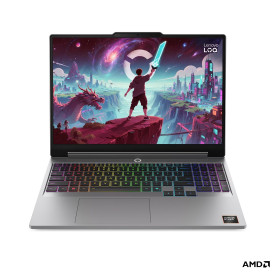 Лаптоп LENOVO LOQ, AMD Ryzen 7 250, 15.3 инча WUXGA, 165Hz, RTX 5050 8GB, 32GB DDR5 RAM, 1TB SSD, Luna Grey