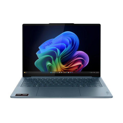 Лаптоп LENOVO Yoga Slim 7, AMD Ryzen AI 7 350, 14 инча 2.8K OLED, 500 нита, 120Hz, 32GB DDR5 RAM, 1TB SSD, Tidal Teal, Windows 11 Home