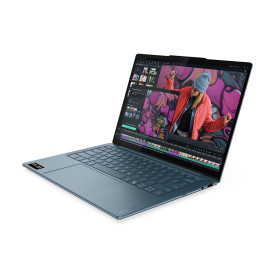 Лаптоп LENOVO Yoga Slim 7, AMD Ryzen AI 7 350, 14 инча 2.8K OLED, 500 нита, 120Hz, 32GB DDR5 RAM, 1TB SSD, Tidal Teal, Windows 11 Home