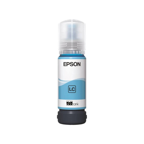 Мастило EPSON 1LB 107 EcoTank, C13T09B540, Light Cyan