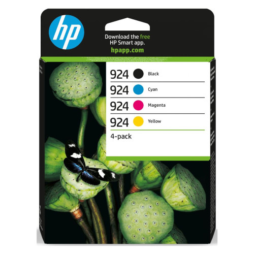 Мастило HP 924, 6C3Z1NE, CMYK 4-Pack