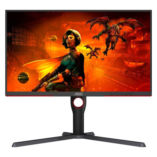 Монитор AOC U27G3X/BK, 27 инча, IPS, 4K, 160Hz, 1ms, 2x DisplayPort, 2x HDMI