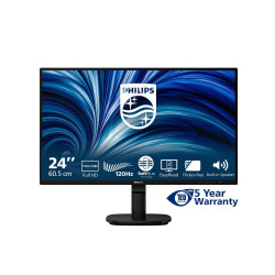 Монитор PHILIPS 24B2N2200/00, 23.8 инча, FHD, 16:9, IPS, 120 Hz, D-Sub, HDMI 1.4, DisplayPort 1.2