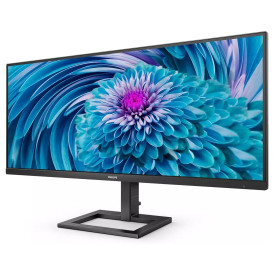 Монитор Philips 346E2LAE/00, 34 инча, E-Line, UltraWide-LCD, TFT, HDMI, DP, USB-C Dock, 65W