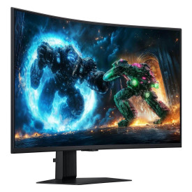 Монитор SAMSUNG Odyssey G7 G75F 37 инча, 3840x2160, 16:9, 1ms, 2xHDMI, DP, USB, Curved