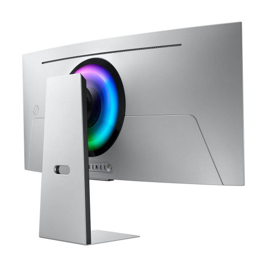 Монитор Samsung Odyssey OLED G8 LS34DG850SUXDU, 34 инча Curved OLED, UWQHD (3440 x 1440), 250 cd/m², 0.03 ms, 2x HDMI, 2x USB