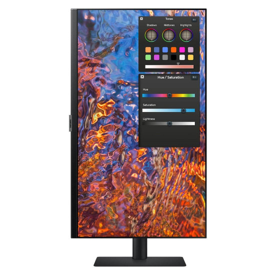 Монитор Samsung Viewfinity S8 S80PB, 27 инча, 16:9, 3840x2160, IPS, 5ms, 100Hz, HDMI, DP, USB-C 90W, LAN, USB3.0