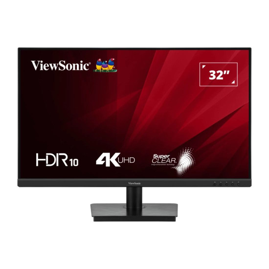 Монитор VIEWSONIC VA3208-4K-HD, 32 инча, VA, 3840x2160, 16:9, 2xHDMI, DisplayPort