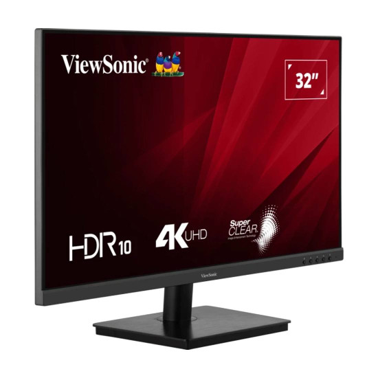 Монитор VIEWSONIC VA3208-4K-HD, 32 инча, VA, 3840x2160, 16:9, 2xHDMI, DisplayPort