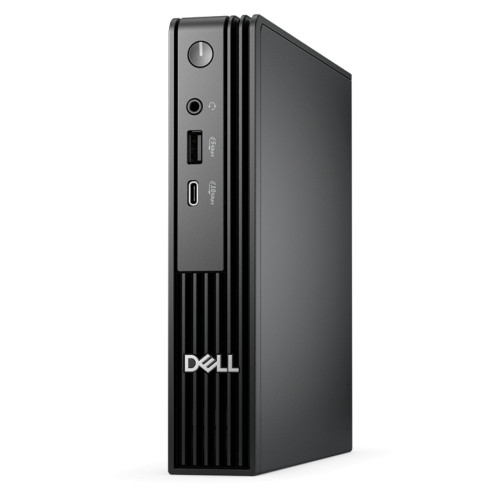 Настолен компютър Dell Pro Micro QCM1250, Intel Core i3-14100T, 8GB RAM DDR5, 512GB SSD, Intel UHD Graphics, Windows 11 Pro