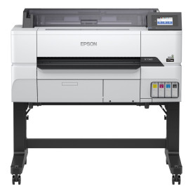 Плотер EPSON SureColor SC-T3405 + Стойка, 24 инча, A1 61.0см, 2400x1200dpi, LAN, Wi-Fi, USB 3.0, Cutter