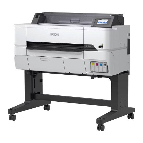 Плотер EPSON SureColor SC-T3405 + Стойка, 24 инча, A1 61.0см, 2400x1200dpi, LAN, Wi-Fi, USB 3.0, Cutter