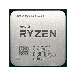 Процесор AMD Ryzen 5 5600, 6C/12T, 3.6/4.2GHz Boost, 36MB, 65W, AM4, Tray без Охладител