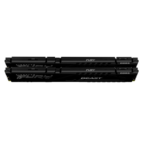 RAM памет KINGSTON FURY Beast Black, 64GB (2x32GB), 6000MT/s, DDR5, CL30, DIMM