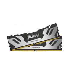 RAM памет Kingston FURY Renegade DDR5 64GB, 2x32GB, UDIMM, 6400MT/s CL32, Intel XMP, Black Heatsink, Kit of 2