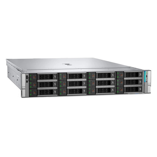 Сървър Dell PowerEdge R570, Xeon 6511P, 16 ядра, 16GB DDR5 RAM, 480GB SSD, RAID PERC H965i, 800W PSU, iDRAC10, PCIe Gen5, 3.5 инча, без OS