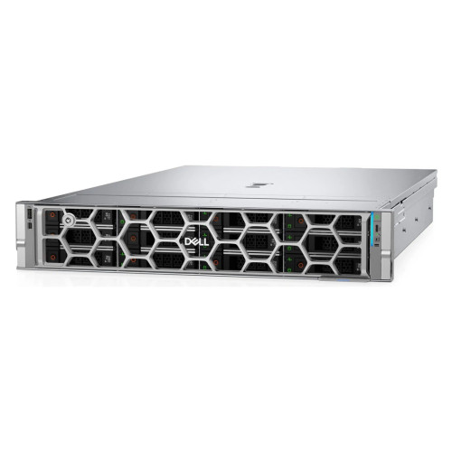 Сървър Dell PowerEdge R570, Xeon 6511P, 16 ядра, 16GB DDR5 RAM, 480GB SSD, RAID PERC H965i, 800W PSU, iDRAC10, PCIe Gen5, 3.5 инча, без OS