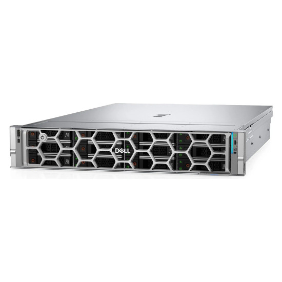 Сървър Dell PowerEdge R570, Xeon 6511P, 16 ядра, 16GB DDR5 RAM, 480GB SSD, RAID PERC H965i, 800W PSU, iDRAC10, PCIe Gen5, 3.5 инча, без OS