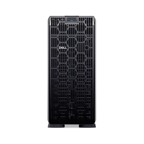 Сървър Dell PowerEdge T560, Xeon Silver 4410Y, 12C/24T, 16GB DDR5, 4TB SAS, PERC H755, 12 x 3.5" hot-plug, Dual 1100W PSU, iDRAC9, Tower