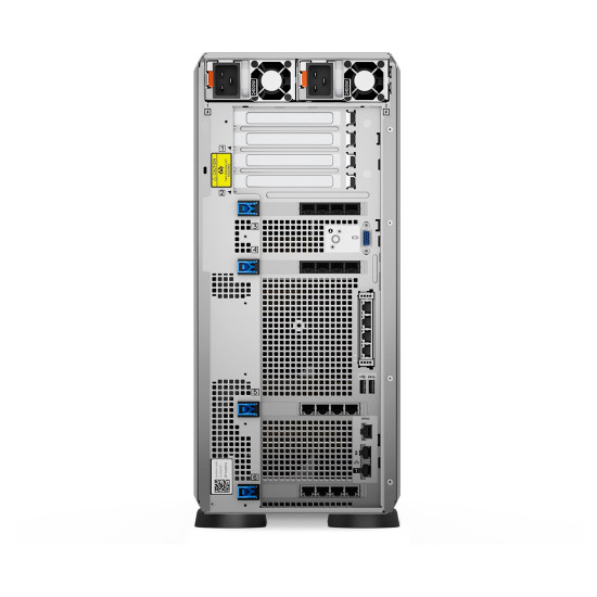 Сървър Dell PowerEdge T560, Xeon Silver 4410Y, 12C/24T, 16GB DDR5, 4TB SAS, PERC H755, 12 x 3.5" hot-plug, Dual 1100W PSU, iDRAC9, Tower